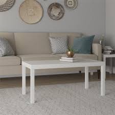 With its hollow core construction, the table is incredibly lightweight, making it easy to move around the room and house. Parsons Coffee Table Multiple Colors White Walmart Com Walmart Com