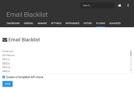 Registration Email Domain Blacklisting Nodebb