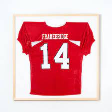 Additionally, make sure there's at least 1 inch of space between the glass and your jersey to prevent moisture buildup, which can result in mold spots. Jersey Framing Tutorial Made Easy Framebridge Frames