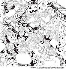 Pack these spring printables into a picnic basket for a family outing. Advanced Coloring Pages Halloween Collage Coloring Page