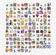 Pokemon sprite trainer pixel gold kanye blanket characters said hand photographed lightning italy rare wikia game silver west someordinarygamers perler. Gen I Sprites Re Coloured Pokemon Red All Sprites Hd Png Download 685x742 4361945 Pngfind