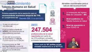 Detrás de esta expresión de dinero hay un reconocimiento público a los funcionarios y funcionarias de la salud. La Adres Inicia El Giro De Bonificacion A Profesional De Salud Que Atiende Covid 19 Gestarsalud