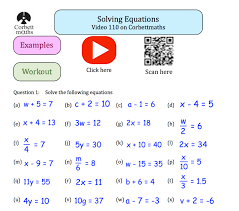 Looking at the new content for uk gcse mathematics a completely new entry on the specification is find approximate solutions to equations numerically using iteration. Solving Equations Textbook Exercise Corbettmaths