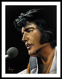 Velvet Elvis Framed Art Prints for Sale