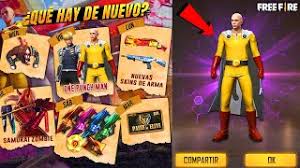 The free fire ob25 advance server featured two emotes called obliteration and i'm saitama, which are likely to be added as a part of this. Youtube Video Statistics For Ya Salio Nueva Agenda Semanal Llega One Punch Man Nueva Mascota Angelicales Y Mas En Free Fire Noxinfluencer