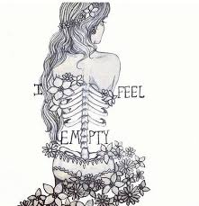 Image result for lonely girl sketch