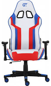 A gaming chair is at the center of any gaming setup. Gaming Chair Gt Racer X 2530 White Blue Red