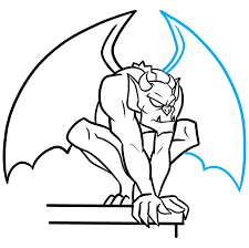 Some gargoyle coloring may be available for free. How To Draw A Gargoyle Really Easy Drawing Tutorial