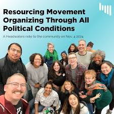 Our work continues through all political conditions