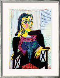 Diese sind zahlreich im internet zu finden. Bild Dora Maar 1937 Gerahmt Von Pablo Picasso Kaufen Ars Mundi
