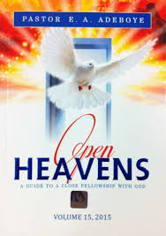 According to pastor enoch adejare adeboye, he is not going to die anytime soon since he is not. Open Heavens 2015 Pastor Enoch A Adeboye Redeemed Christian Church Of God Rccg E A Adeboye Sparklesoft Solutions Ltd Sparklesoft Solutions Ltd 9789783607941 Amazon Com Books