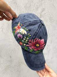 Etsyfindoftheday Etsyfindoftheday Hbd To Me 10 2 18 Hand Embroidered Hat Custom Embroidered Hats Embroidered Hats