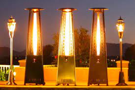 Constructed of stainless steel, this heavy duty unit features an piezo ignition system and mounting plate for permanent installation. Natural Gas Patio Heaters Sylvane