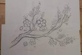 Gambar bunga cantik di buku gambar. 39 Gambar Sketsa Bunga Indah Sakura Mawar Melati Matahari Anggrek Teratai