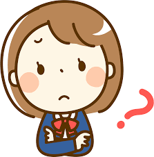 フリーイラスト] 疑問を感じる女子学生 | パブリックドメインQ：著作権フリー画像素材集