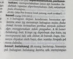 Kesemuanya spesifkasi pada bahagian belakang kereta. Muaqriana Ù…ÙˆØ§Ù‚Ø±ÙŠØ§Ù†Ø§ On Twitter Dia Cakap Bahasa Melayu Apa Hal Tiba Tiba Oh My English Nah Kamus Dewan Perdana Yang Disusun Mengikut Data Terkini Penggunaan Bahasa Melayu Oleh Penutur Makna Kedua Bonet