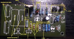 Gambar (e) adalah untuk tipe a733, a643, a844, a1015, c828, c829, c930, c945, c1815. Cara Memperbaiki Ampli Ocl 150 Watt Rusak Lengkap Soldiradem Blog