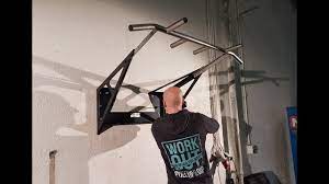Linear pull center pull center pull. Tutorial How To Install A Pull Up Bar On The Wall Youtube