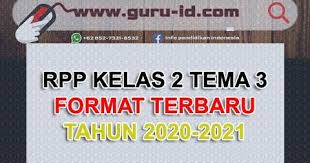 Download Rpp 1 Lembar Kelas 2 Tema 3 Terbaru 2020 2021 Belajar Rencana Pembelajaran Sekolah Dasar