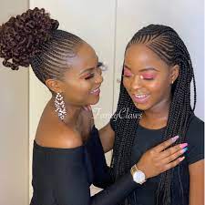 Pin By Teelia Lowery On Fancyclaws Beautiful Salon Hair Styles Braids For Black Hair African Hair Braiding Styles