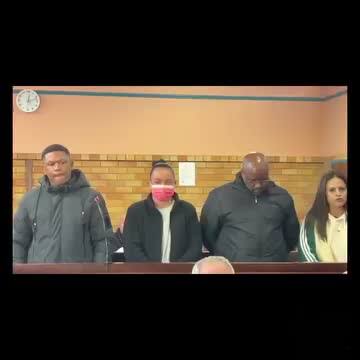 The wife of Wiandre Pretorius, the police reservist who took his life in Brakpan, has been named as the sixth accused in the Emmanuel Mbense murder case. Jaun Maree Eksteen appeared in