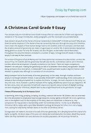 By charles dickens · compassion and forgiveness · isolation · transformation · philosophical viewpoints: A Christmas Carol Grade 9 Essay Free Essay Example