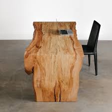 Using one of our own kiln dried live edge. Maple Desk No 213 Elko Hardwoods Modern Live Edge Furniture Dining Coffee Tables Desks Benches