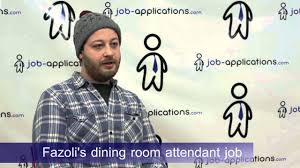 Guest room attendants change linens, clean bathrooms and other surfaces, vacuum, mop and restock mini bars and coffee bars. Fazoli S Interview Dining Room Attendant Youtube