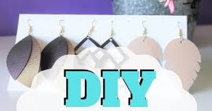 Download Diy Leather Earrings And Free Cut File Sew Simple Home SVG Cut Files
