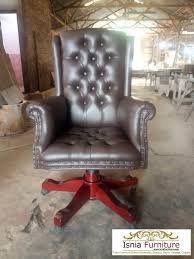Desain kursi tamu minimalis full kayu jati.#desainkursitamu #aipmchannel #full kayu jati. Jual Kursi Kerja Kayu Jati Model Putar Untuk Kantor