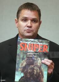 Sgt. Major Mark Spicer, of Her Majesty's Armed forces, holds up a... News  Photo