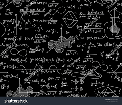 Math Endless Texture Formulas Figures Mathematical Stock Vector (Royalty  Free) 321784130