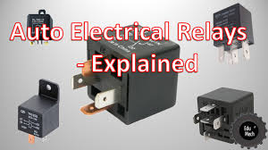 Many relays use an electromagnet to mechanically operate a switch, but other operating principles are also used, such as. Auto Electrical Relays Explained How They Work And Where They Re Used Youtube
