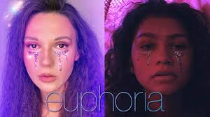 Glitter Tears Euphoria Makeup Look Glitternye Slezy Makiyazh Ejforiya Glittereyemakeu Maquillaje De Ojos Facil Hermoso Maquillaje Maquillaje De Ojos Artistico