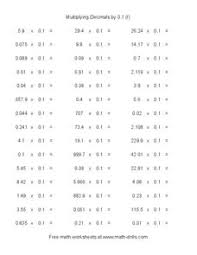 Multiplication with decimals is always a difficult job for kids as they get confused where to place the decimal in the result. Multiplying Decimals Lesson Plans Worksheets Lesson Planet
