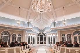 Disney S Wedding Pavilion At Night Disney Wedding Disney World Wedding House Styles