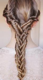 Hair Style The Fishes Are Swimming Three Strand Fishtail Braid In Normal Braid Hair Styles Long Hair Styles Extreme Hair