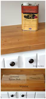Treating Butcher Block Any Paper Laid On Bb Treated With Mineral Oil Will Get Stained Even Weeks Af Butcher Block Countertops Butcher Block Wood Table Design