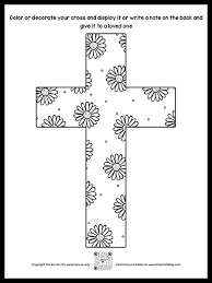 You can print or color them online at getdrawings.com for absolutely free. Free Printable Cross Coloring Page With Flowers The Art Kit