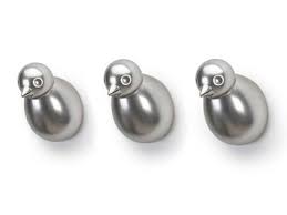 Accroche Cles Magnetique Forme Tete D Oiseau En Metal Lot De 3 Birdie Accroche Cle Patere Porte Manteau Porte Manteaux