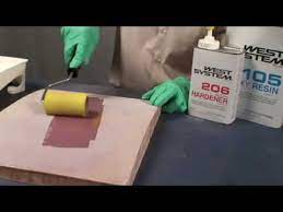 How To Apply A Barrier Coating With West System Epoxy Youtube