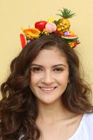 Fruits Flower Crown Headband (fruit Mexico Summer Pineapple Watermelon  Costume Fruit Headpiece Hat Costume Woodland Wreath Fruits Summer)