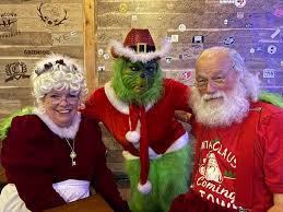 Santa trying to convince the Grinch...