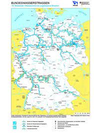 Karte bundeswasserstrassen.pdf • mapa śródlądowych dróg wodnych niemiec. Gdws Bundeswasserstrassenkarten
