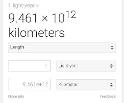 That is a 6 with 12 zeros behind it! How Many Kilometers Are There In 1 Lightyear Quora