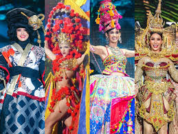Miss grand malaysia 2020 jasebel robert reveals 'mak yong' dance inspired national costume | angelopedia. Nick Verreos Sashes And Tiaras Miss Grand International 2019 National Costumes Top 20