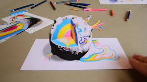 Check spelling or type a new query. Optical Illusion Coloring Pages Greeting Card 3d Art Etsy