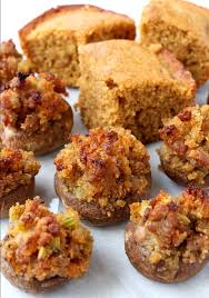 Sure, a piece of turkey smothered in gravy is delicious, but for me, it pales in comparison to things like stuffing. Pumpkin Cornbread Stuffed Mushrooms Easy Appetizer Idea