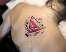 Pin By Pharah Salem On Ink Therapy Geometric Tattoo Geometric Rose Tattoo Geometric Triangle Tattoo