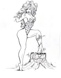 Poison Ivy Poison Ivy Comic Artist Sketches Of People